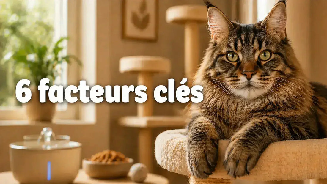 Quels sont les 6 facteurs qui font vivre un chat plus longtemps ?