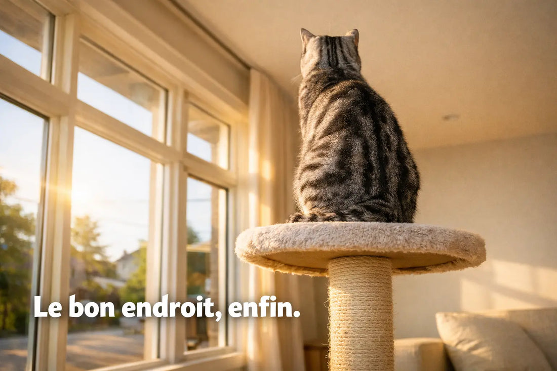 Où placer l'arbre à chat dans la maison ?