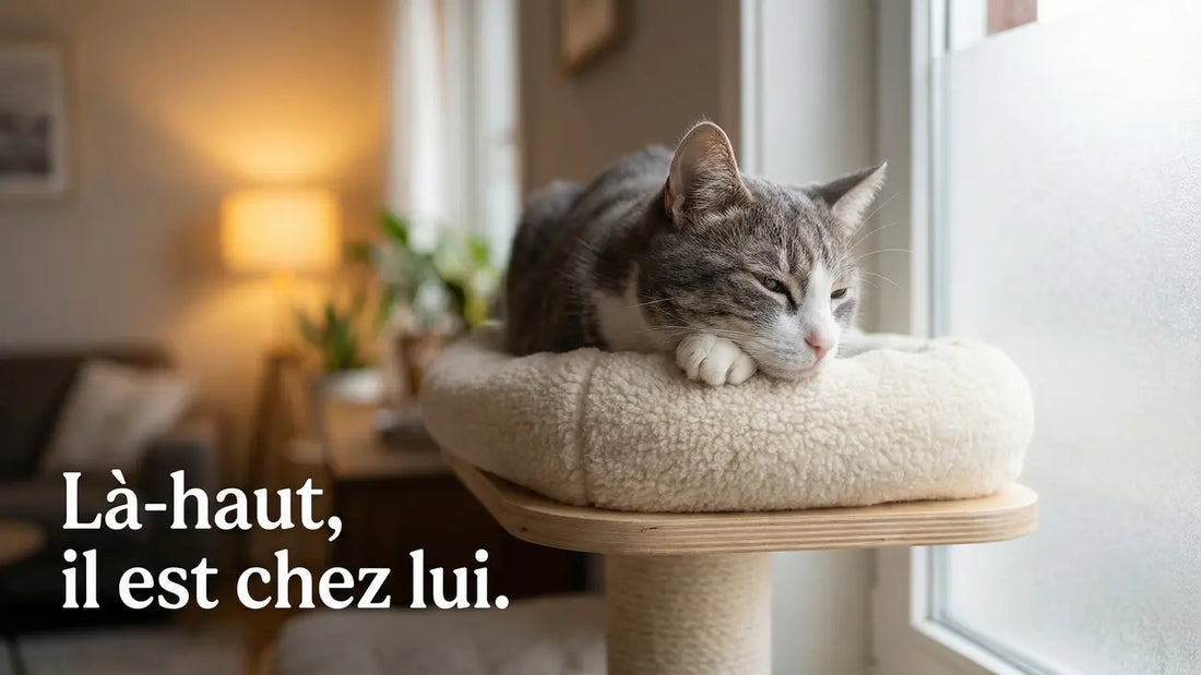 Pourquoi mon chat dort-il sur son arbre à chat ?