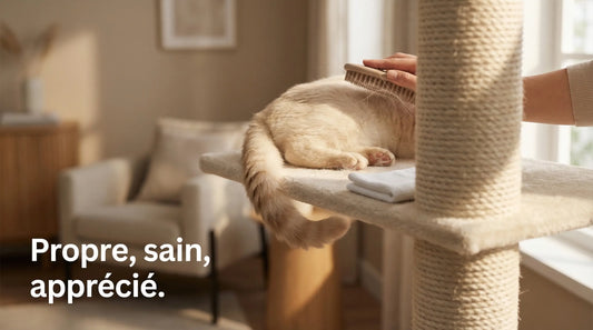 Comment nettoyer un arbre à chat ?