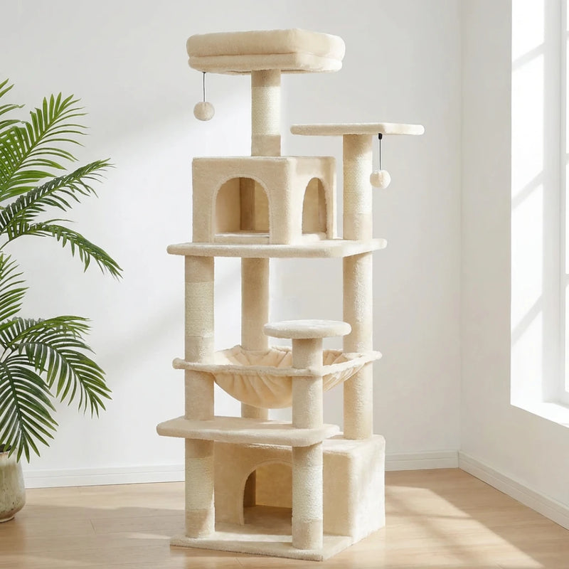 Arbre à chat beige